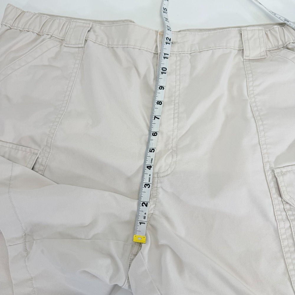 Savane Mens Light Stone Cotton Blend Elastic Comfort Utility Cargo Shorts 44 - Picture 5 of 8